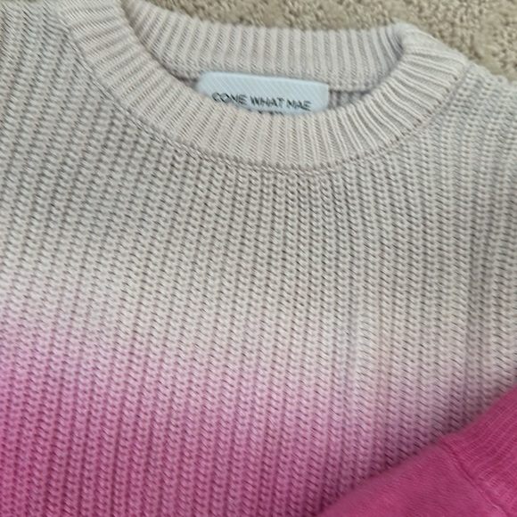 Come What Mae pink ombré sweater set - Picture 2 of 2